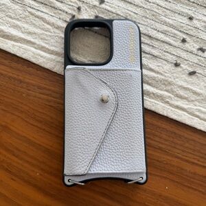 iPhone 16Pro Bandolier Lavender Leather
Crossbody Phone Case